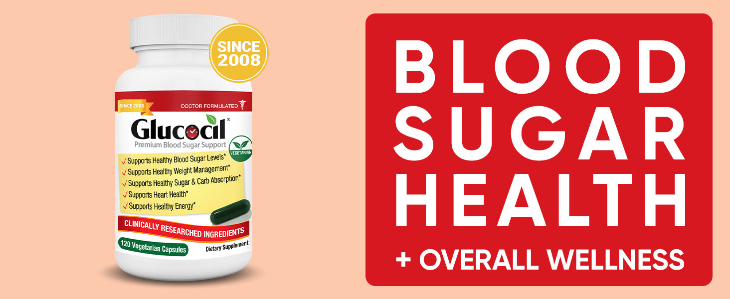 Glucocil – Vegetarian Capsules (1-Month Supply)