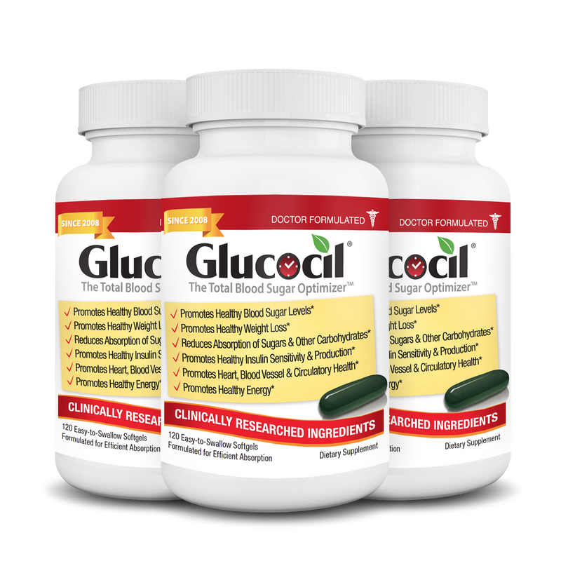 Glucocil 3 Pack (3-Month Supply)