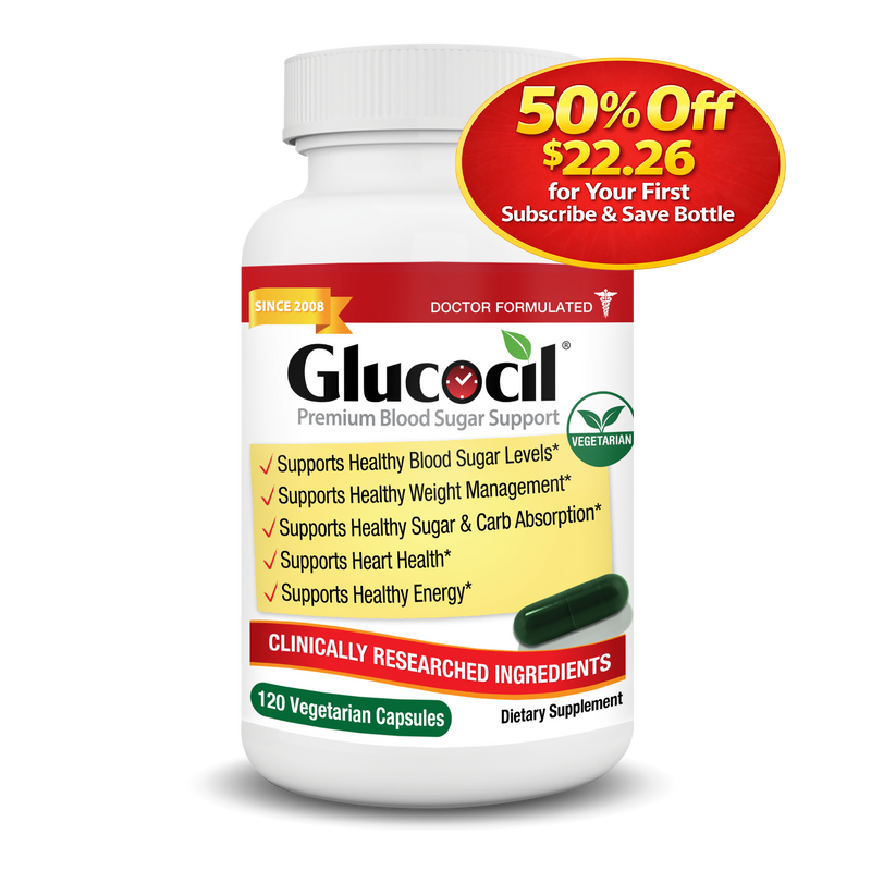 Glucocil – Vegetarian Capsules (1-Month Supply)