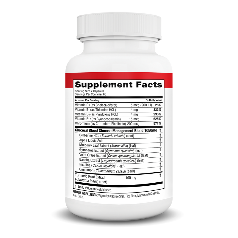 Glucocil – Vegetarian Capsules (1-Month Supply)